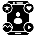 social media engagement icon